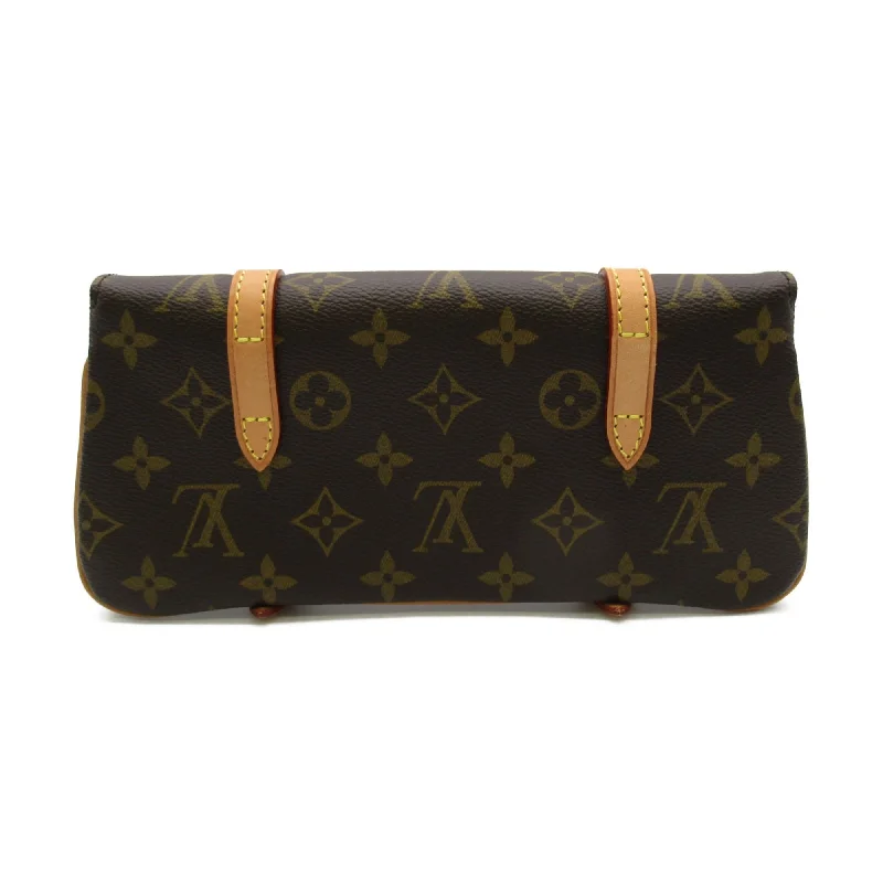 Ladies Louis Vuitton Petite Malle bags with a star - shaped charm for cutenessLouis Vuitton Murrell Shoulder Bag Brown Monogram PVC coated canvas M51157