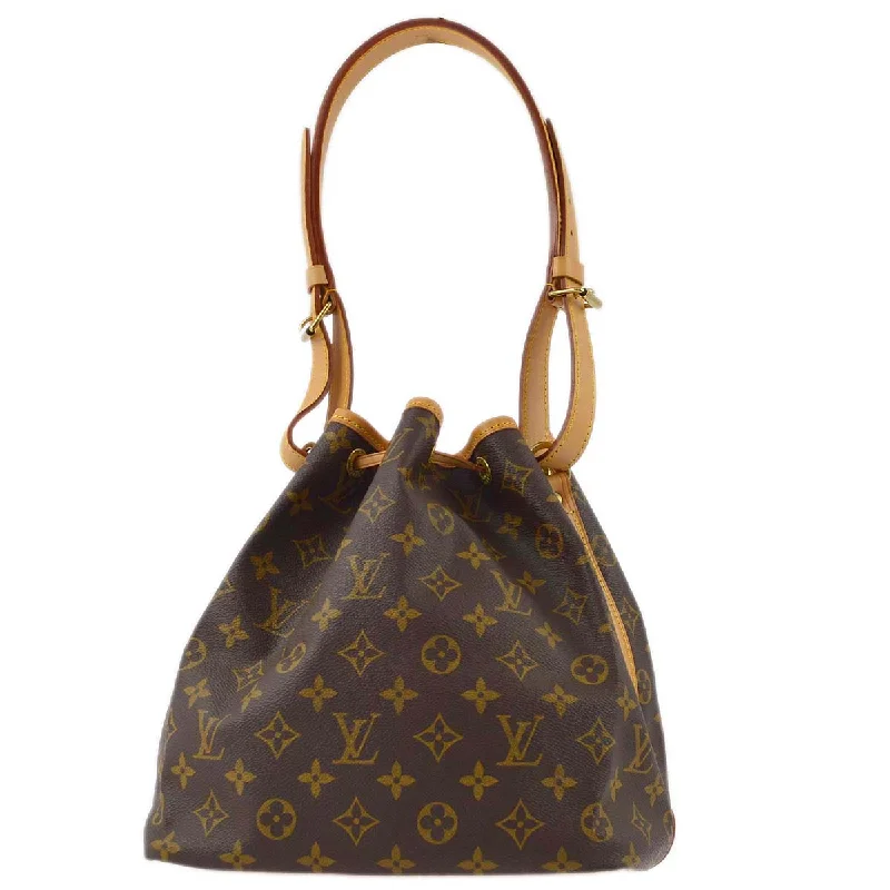 Louis Vuitton backpacks with a multi - pocket organization for functionalityLouis Vuitton 1996 Monogram Petite Noe Bucket Shoulder Bag M42226