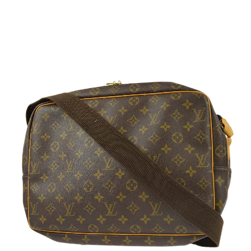 Ladies Louis Vuitton Petite Malle bags with a star - shaped charm for cutenessLouis Vuitton 1997 Monogram Reporter GM Shoulder Bag M45252