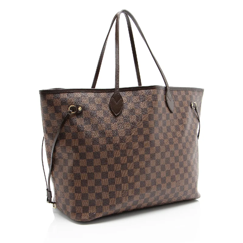 Ladies Louis Vuitton shoulder bags with a magnetic - closure flap for easeLouis Vuitton Damier Ebene Neverfull GM Tote (ar4oi4)