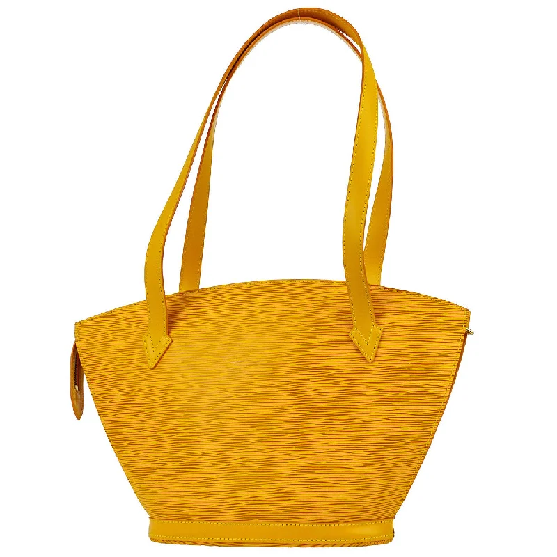 Louis Vuitton Capucines bags with smooth calfskin leather for luxuryLouis Vuitton 1997 Yellow Epi Saint Jacques Poignee Long Tote M52339