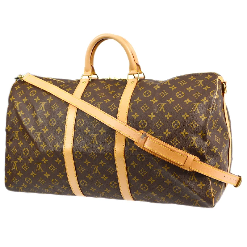 Louis Vuitton bags with a front - flap pocket for quick - access itemsLouis Vuitton 1998 Keepall Bandouliere 55 Monogram M41414