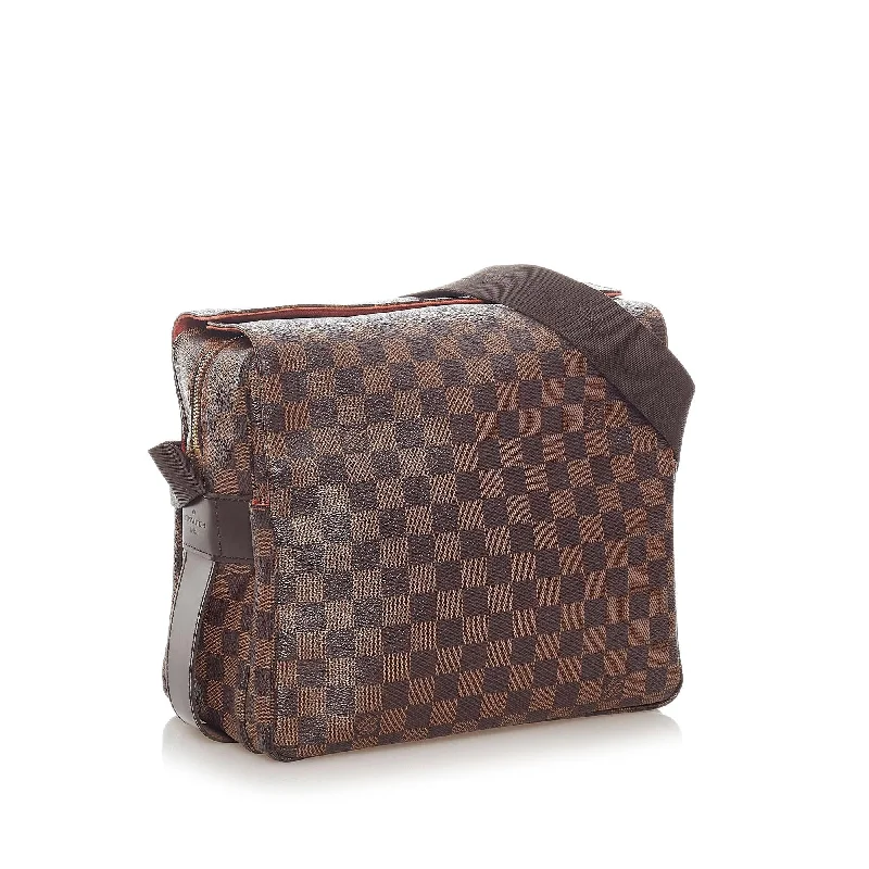 Louis Vuitton bags with a front - flap pocket for quick - access itemsLouis Vuitton Damier Ebene Naviglio 36339)