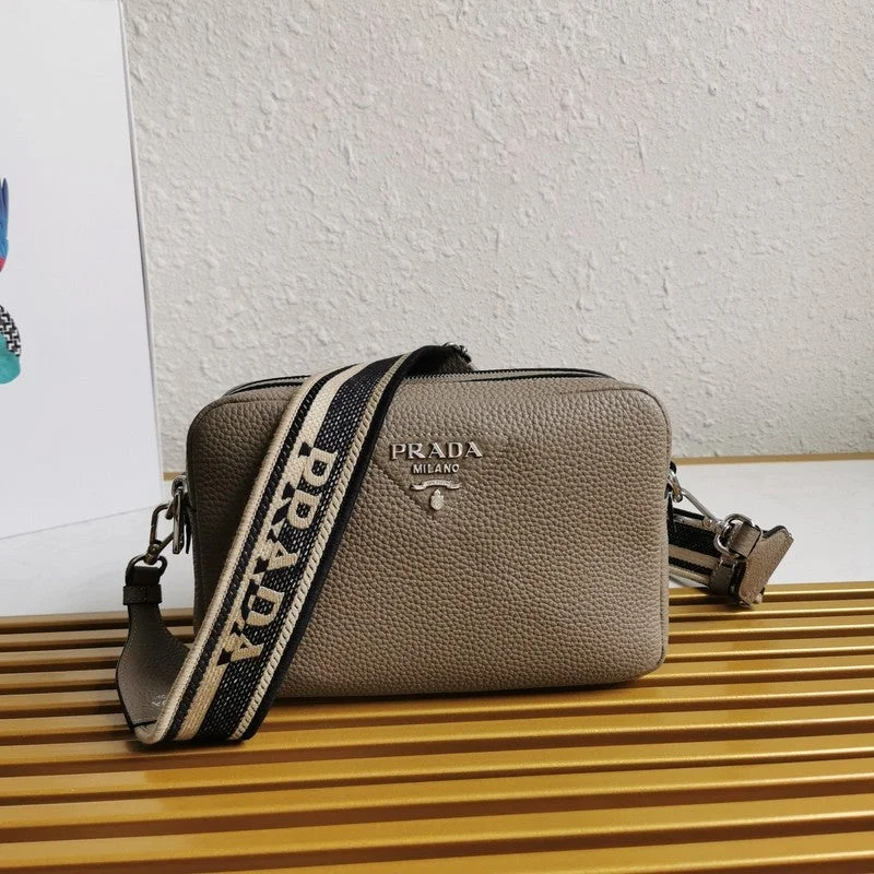 Prada bags with a snap - button closure and a decorative charm for a fashionable lookWhimsy Finds - Prada Bags - 574