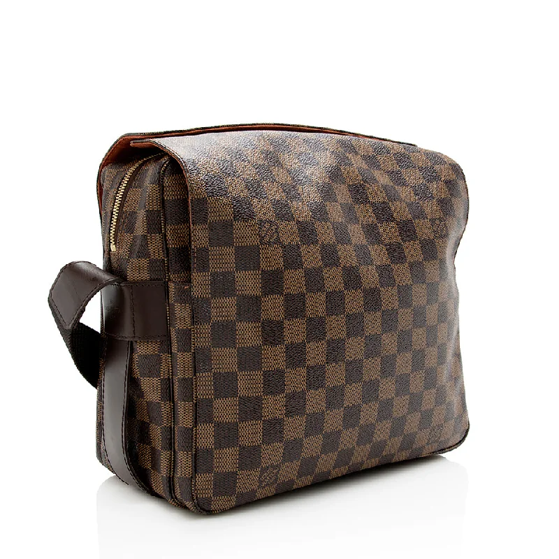 Louis Vuitton backpacks with a multi - pocket organization for functionalityLouis Vuitton Damier Ebene Naviglio Messenger Bag (21755)