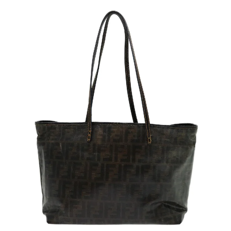 Fendi backpacks with a padded laptop sleeve for travel and work - related useFENDI Zucca Canvas Tote Bag Black Brown  69237