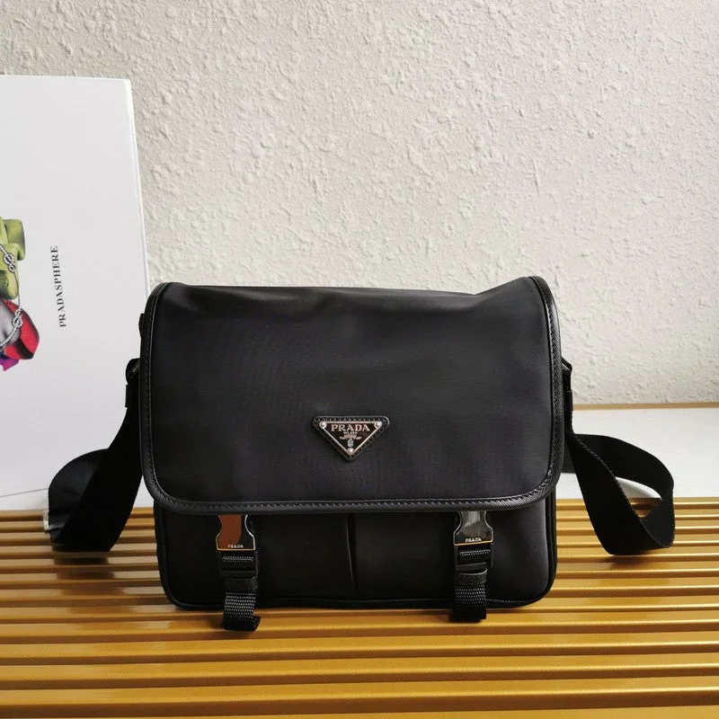 Prada bags with a front - flap pocket for quick access to essentialsWhimsy Finds - Prada Bags - 631