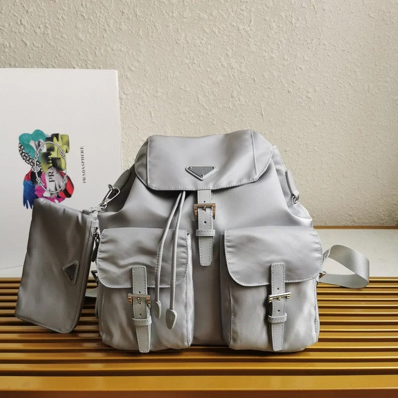 Prada nylon backpacks with a padded back panel for comfort during long - term useWhimsy Finds - Prada Bags - 637