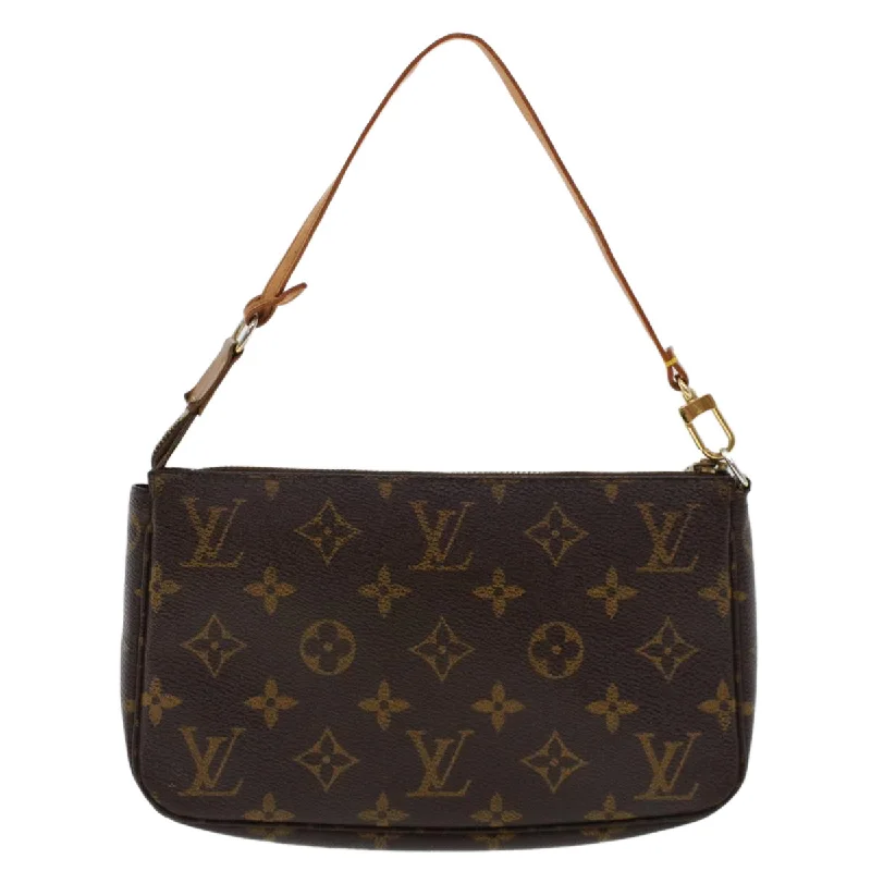 Louis Vuitton backpacks with a sleek, minimalist design for styleLOUIS VUITTON Monogram Pochette Accessoires Pouch M51980 LV Auth 46905