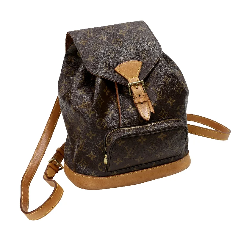 Ladies Louis Vuitton Capucines bags with a detachable shoulder strapLouis Vuitton Montsouris Mini Drawstring Travel Backpack LV-B1009P-A001