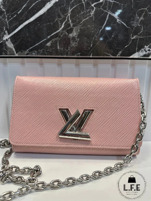 Louis Vuitton bags with a detachable mobile phone holder for convenienceLouis Vuitton - Wallet On Chain