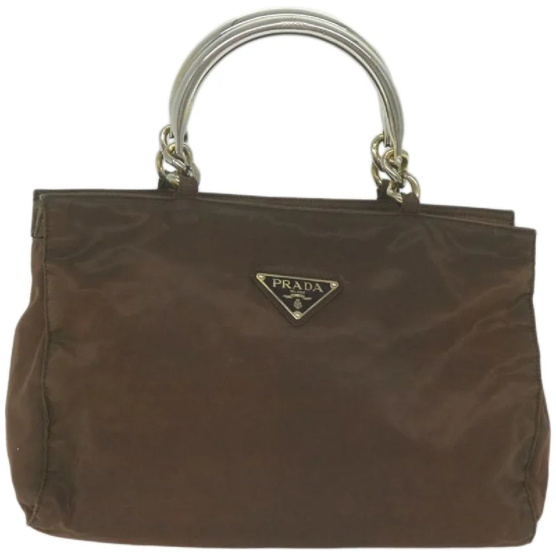 Prada Cahier bags with a monogram - embossed leather surfacePRADA Tessuto Handbag