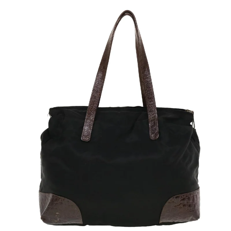 Prada Cleo bags with a detachable coin purse for added functionalityPrada Tote Bag Nylon Black  bs5846