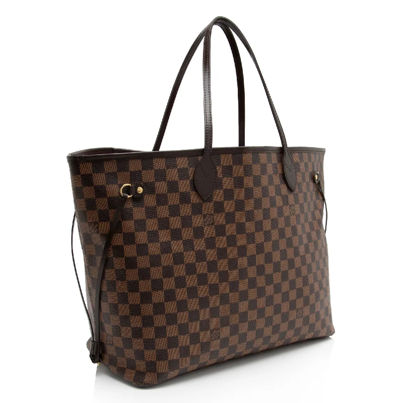 Louis Vuitton tote bags with a spacious interior and multiple pocketsLouis Vuitton Damier Ebene Neverfull GM Tote (7quidJ)