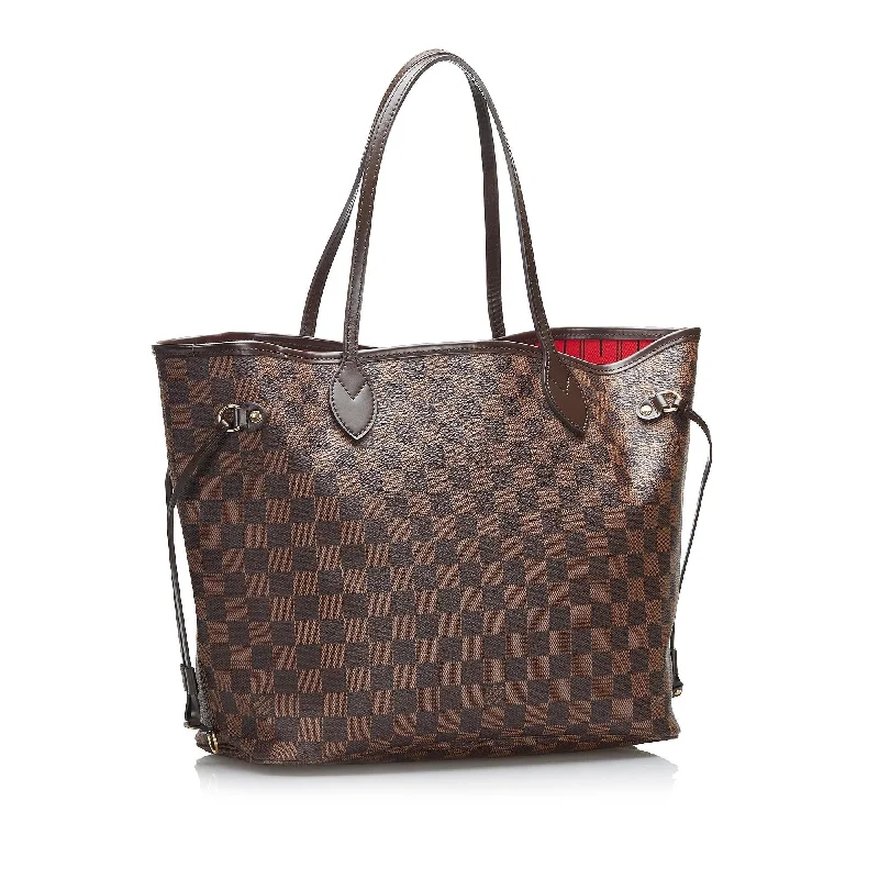 Louis Vuitton backpacks with a hidden back pocket for securityLouis Vuitton Damier Ebene Neverfull MM (8rSnWv)