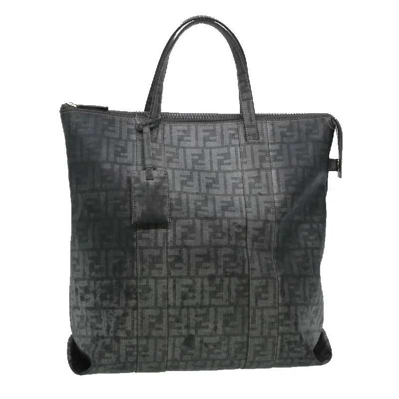 Fendi crossbody bags in a vibrant, neon color for a bold fashion statementFENDI Zucca Canvas Tote Bag Gray  30392