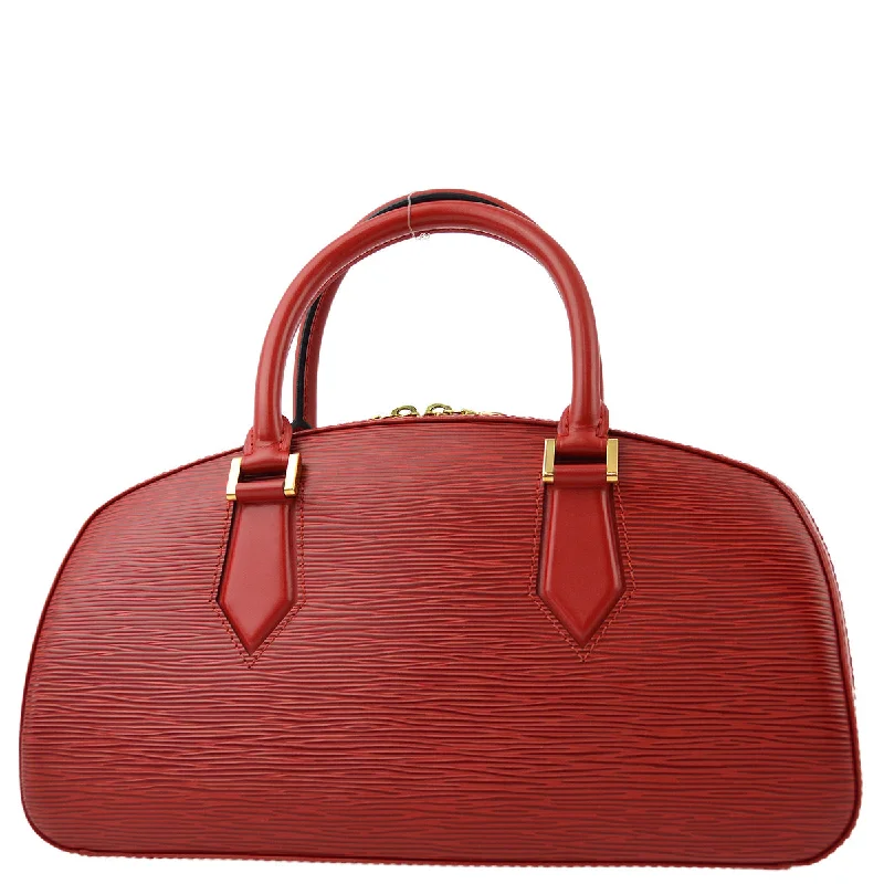 Ladies Louis Vuitton Capucines bags with a detachable shoulder strapLouis Vuitton 1998 Red Epi Jasmin Handbag M52087