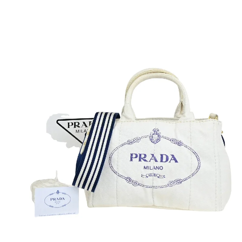 Prada crossbody bags with adjustable nylon straps for comfort and durabilityPRADA Canapa Handbag