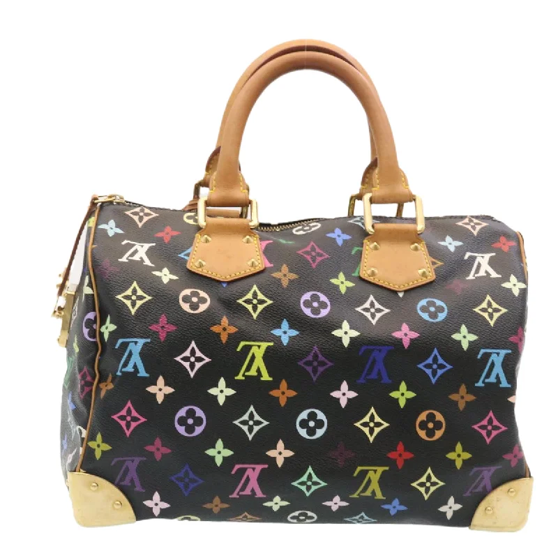 Louis Vuitton crossbody bags with adjustable shoulder straps for comfortLOUIS VUITTON Multicolor Speedy 30 Hand Bag M92642 LV  28793A