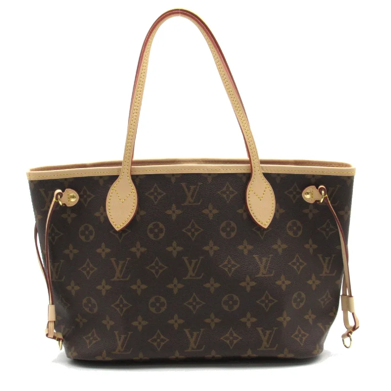 Louis Vuitton Alma bags with a leather - wrapped handle for a luxurious feelLouis Vuitton Never full PM Brown Fuschia Monogram PVC coated canvas M41245