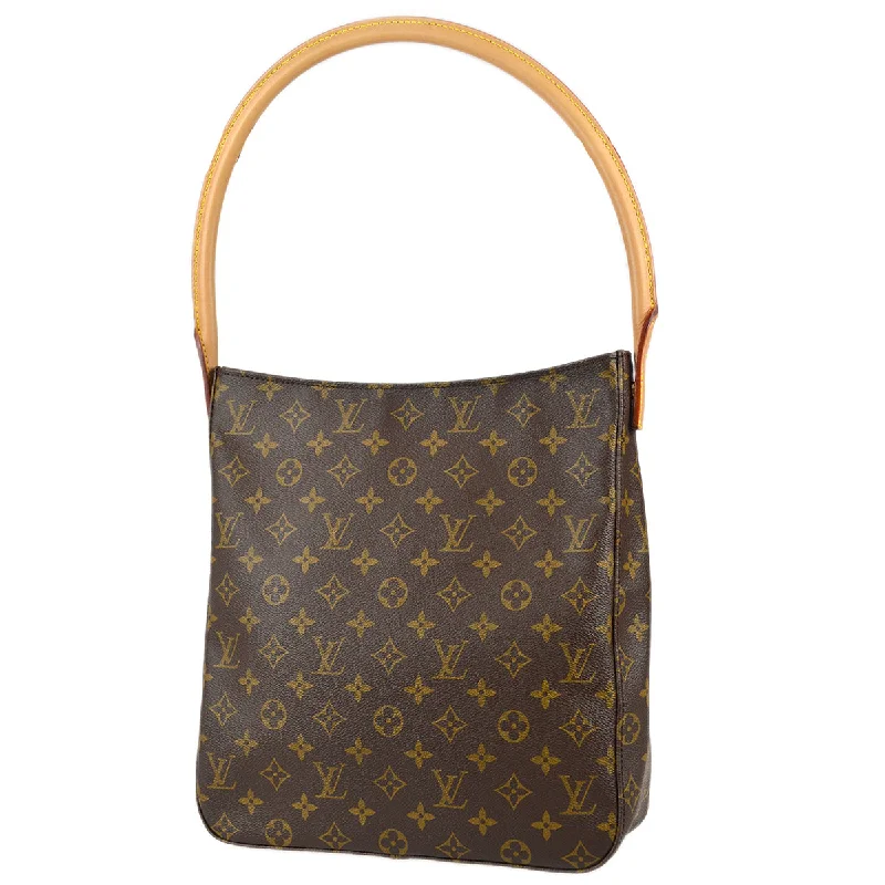 Louis Vuitton crossbody bags in a bold red color for a statementLouis Vuitton 1999 Looping GM Monogram M51145