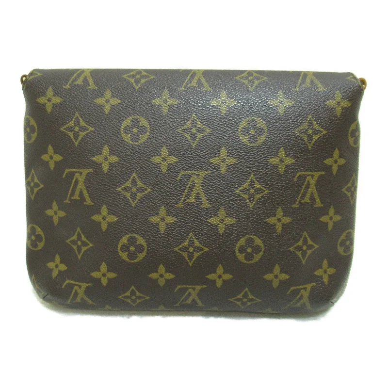 Louis Vuitton bags with a detachable mirror inside for on - the - go touch - upsLouis Vuitton Musette Tango Short Brown Monogram PVC coated canvas M51257