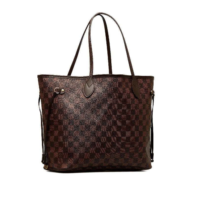 Louis Vuitton backpacks with a multi - pocket organization for functionalityLouis Vuitton Damier Ebene Neverfull MM (3Bb7SZ)