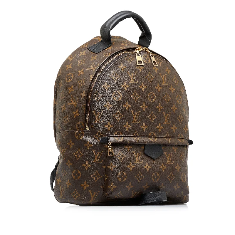 Louis Vuitton bags with a front - zip pocket for small items like keysLOUIS VUITTON Monogram Palm Springs MM Backpack