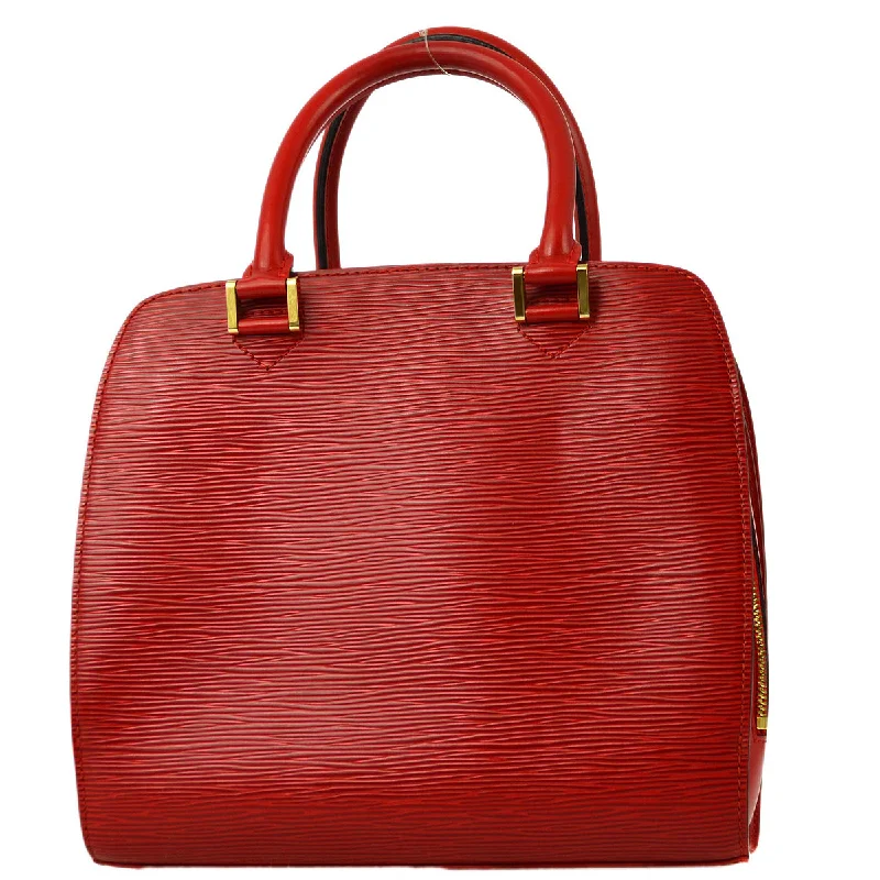 Louis Vuitton bags with a front - zip pocket for small items like keysLouis Vuitton 1998 Red Epi Pont Neuf Handbag M52057