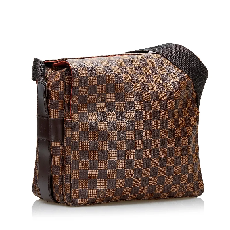 Louis Vuitton tote bags with a double - handle and shoulder - strap optionLouis Vuitton Damier Ebene Naviglio 36534)