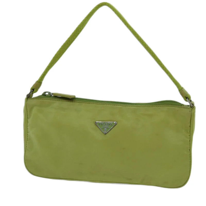 Small - sized Prada Saffiano leather bags for a compact and stylish carryPRADA Tessuto Handbag