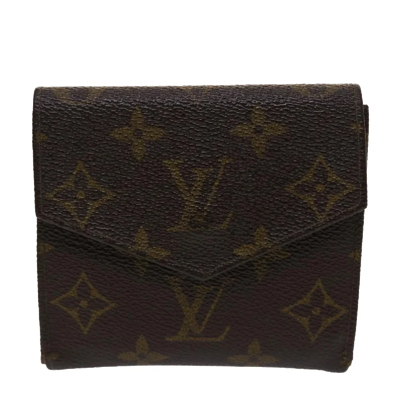 Louis Vuitton tote bags with a double - handle and shoulder - strap optionLouis Vuitton Monogram Wallet LV Auth 47196