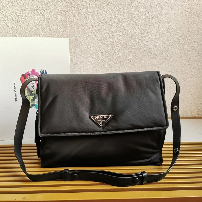 Prada Cahier bags featuring the signature triangular logo plaqueWhimsy Finds - Prada Bags - 559