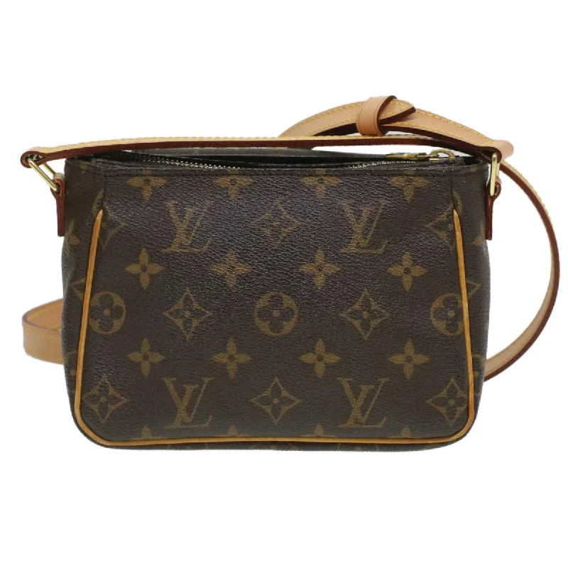 Ladies Louis Vuitton Petite Malle bags with a star - shaped charm for cutenessLOUIS VUITTON Monogram Viva Cite PM Shoulder Bag M51165 LV Auth 29529