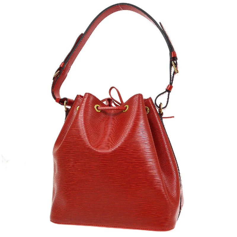 Louis Vuitton Twist bags with a snakeskin - effect panel for a bold lookLOUIS VUITTON 1996 PETIT NOE RED EPI M44107 01045