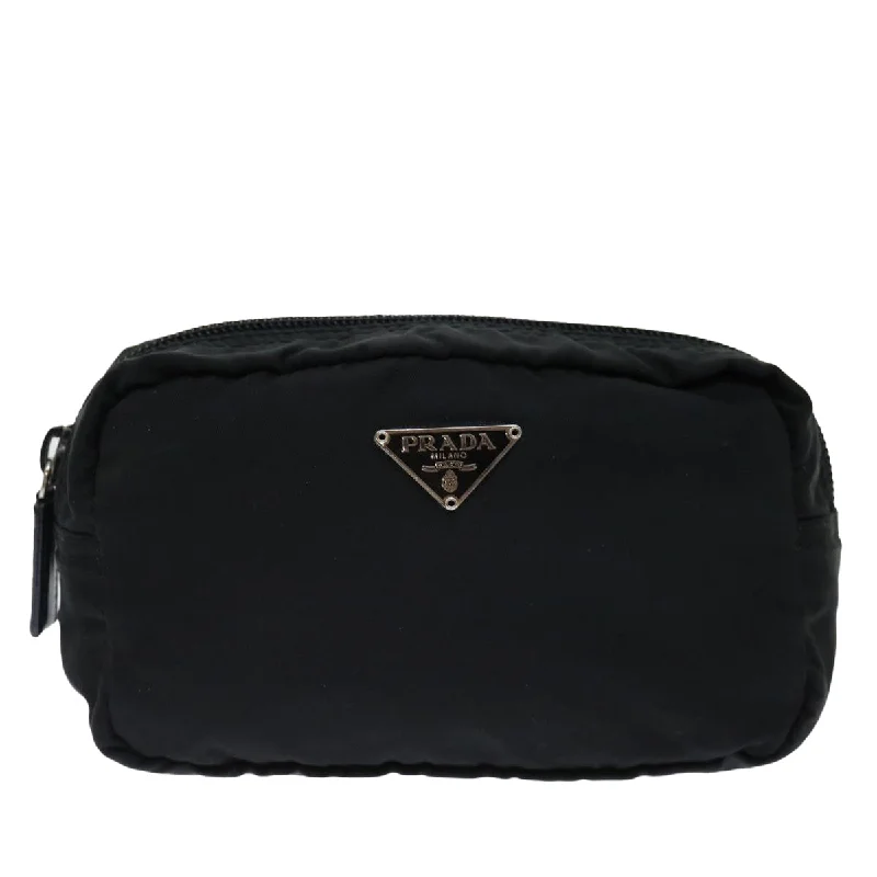 Prada Cahier bags with a leather - wrapped handle for a luxurious feelPRADA Tessuto Clutch Bag