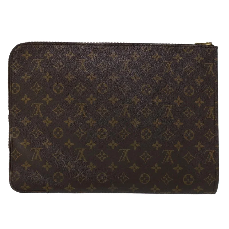 Louis Vuitton Twist bags with a snakeskin - effect panel for a bold lookLouis Vuitton Monogram Poche Document Briefcase M53400 LV Auth 45107