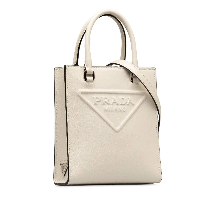 Ladies Prada Re - Edizione 2005 bags with a star - shaped charm for a playful touchPrada Mini Logo Drill Satchel f35u61