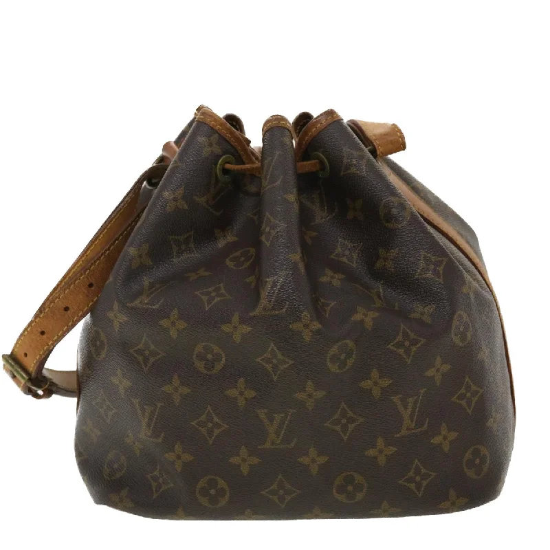 Louis Vuitton backpacks with a padded laptop compartment for travelLouis Vuitton Monogram Petit Noe Shoulder Bag M42226 LV  th3549