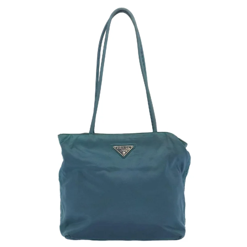 Prada bags with a zippered interior pocket for separating itemsPRADA Tessuto Shoulder Bag