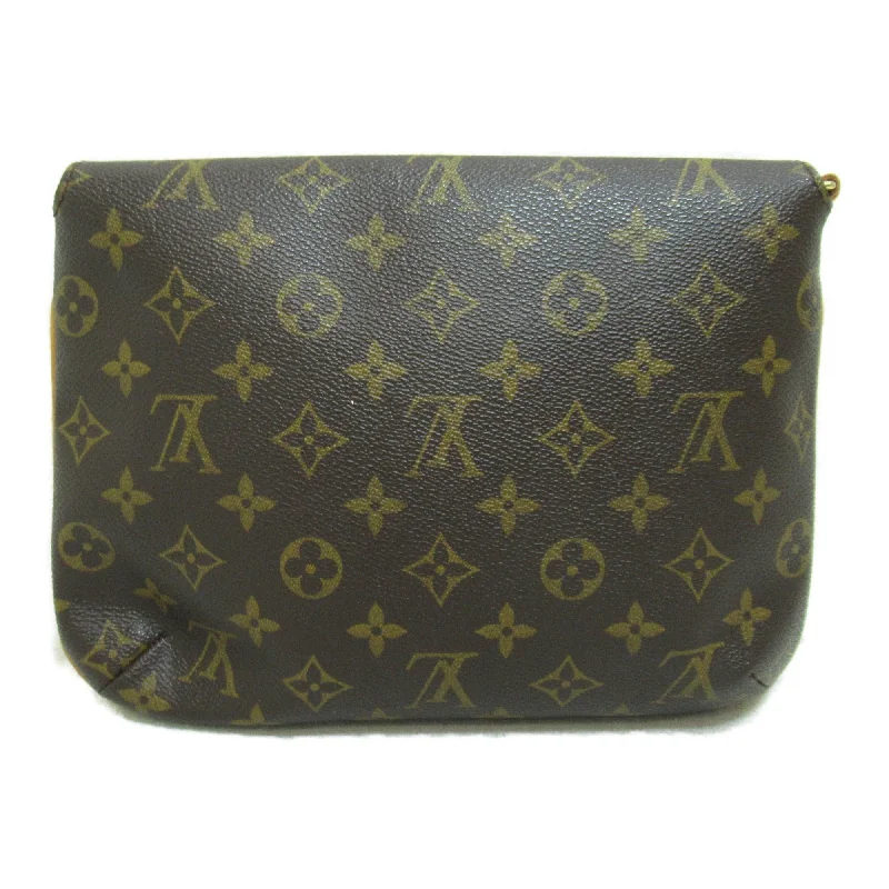 Louis Vuitton backpacks with a multi - pocket organization for functionalityLouis Vuitton Musette Tango Short Brown Monogram PVC coated canvas M51257