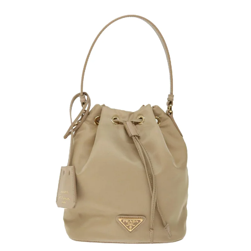 Ladies Prada handbags with a detachable wallet inside for added conveniencePRADA Tessuto Shoulder Bag