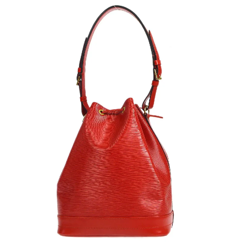 Louis Vuitton tote bags with a water - resistant coating for outdoor useLouis Vuitton 1996 Red Epi Noe M44007