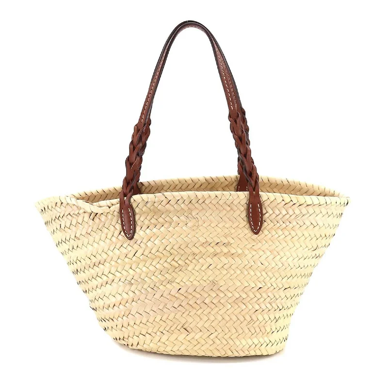 Prada Cleo bags with a detachable coin purse for added functionalityPrada tote Bag wicker leather natural cognac 1BG314 silver metal fittings woven palm Tote Bag