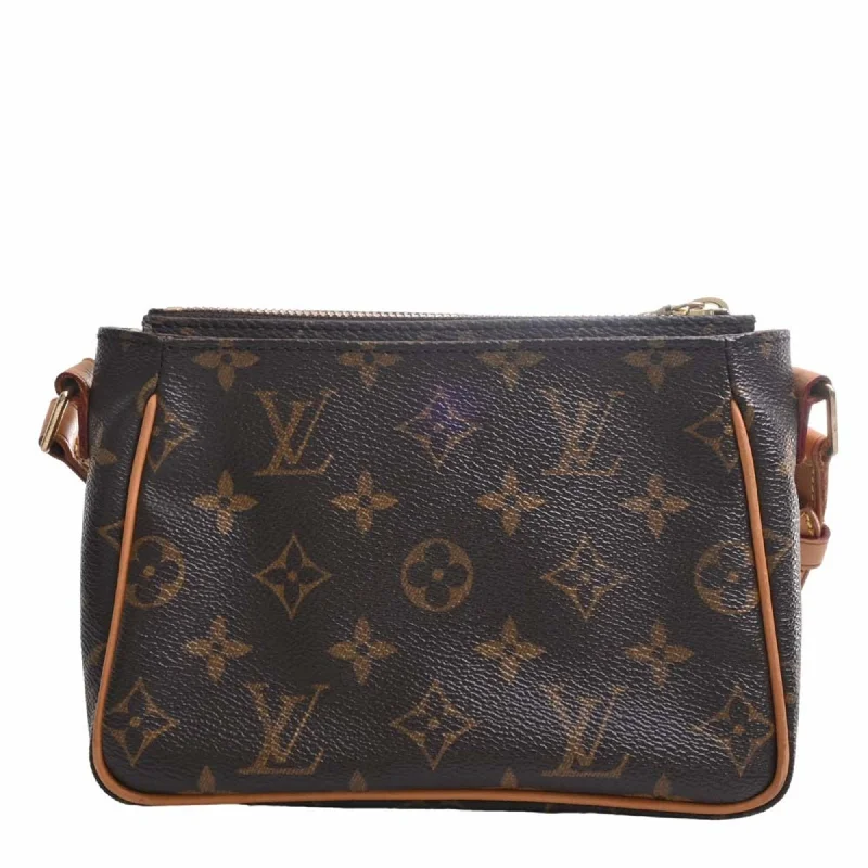 Louis Vuitton Twist bags with a contrast - colored interior for visual interestLouis Vuitton Monogram Vivacite PM Shoulder Bag M51165 Brown Women's