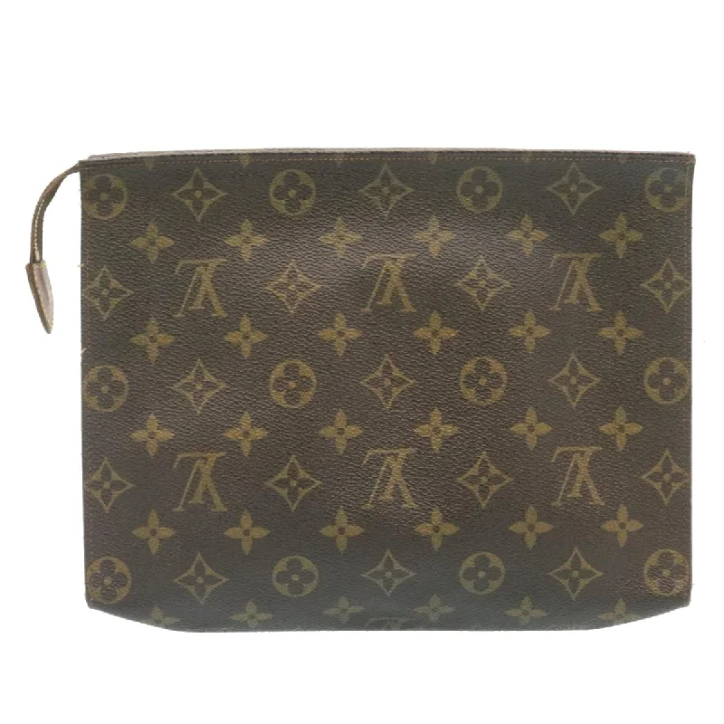 Louis Vuitton Neverfull bags with large capacity for everyday essentialsLOUIS VUITTON Monogram Poche Toilette 26 Pouch M47542 LV Auth 28226