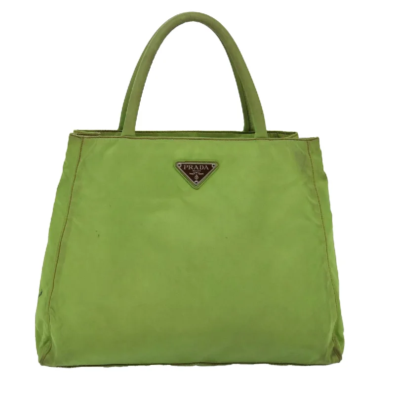 Prada bags with a zippered interior pocket for separating itemsPRADA Tessuto Handbag