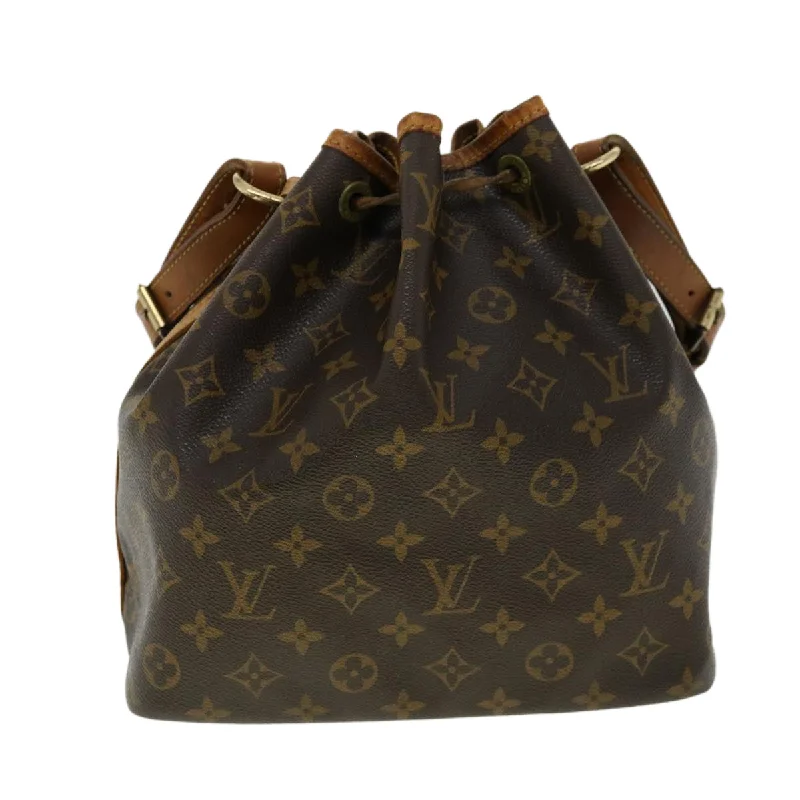 Louis Vuitton Twist bags with a crystal - embellished LV - turnlockLOUIS VUITTON Monogram Petit Noe Shoulder Bag M42226 LV Auth yk4860