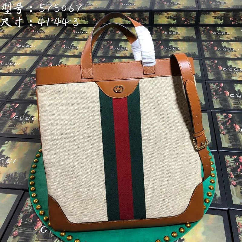 Ladies Gucci shoulder bags with a magnetic - closure flapWF - Gucci Bags - 2477