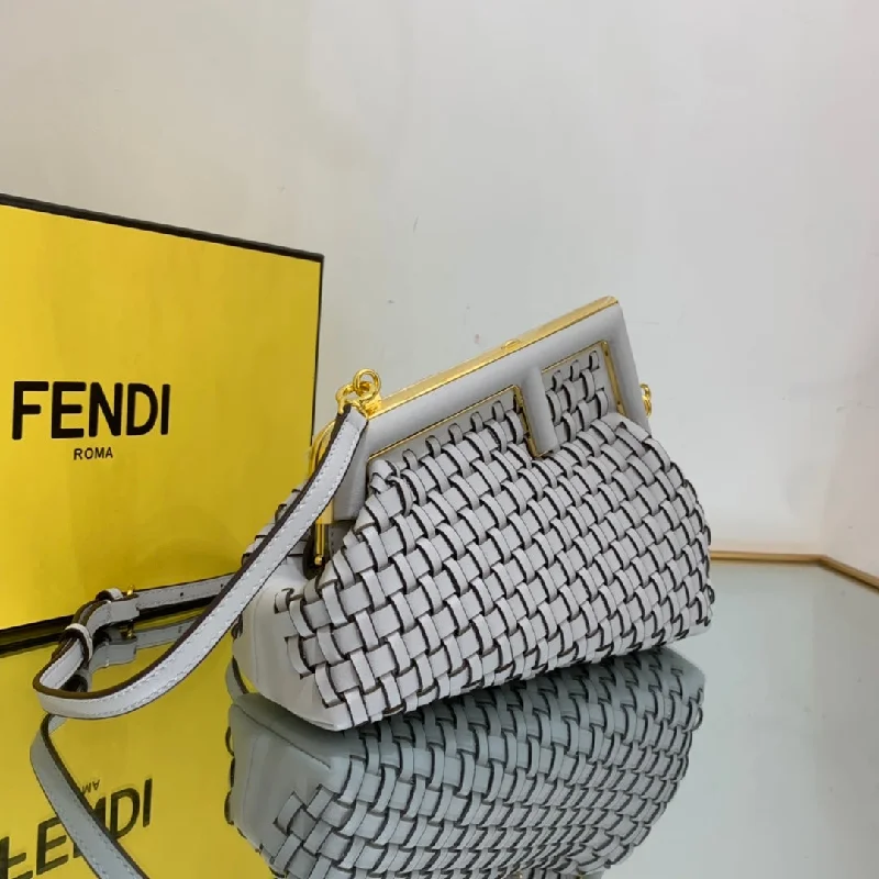 Fendi bags with a front - flap pocket and a turnlock for a classic and elegant aestheticFendi Luxury Bag - FED - 141